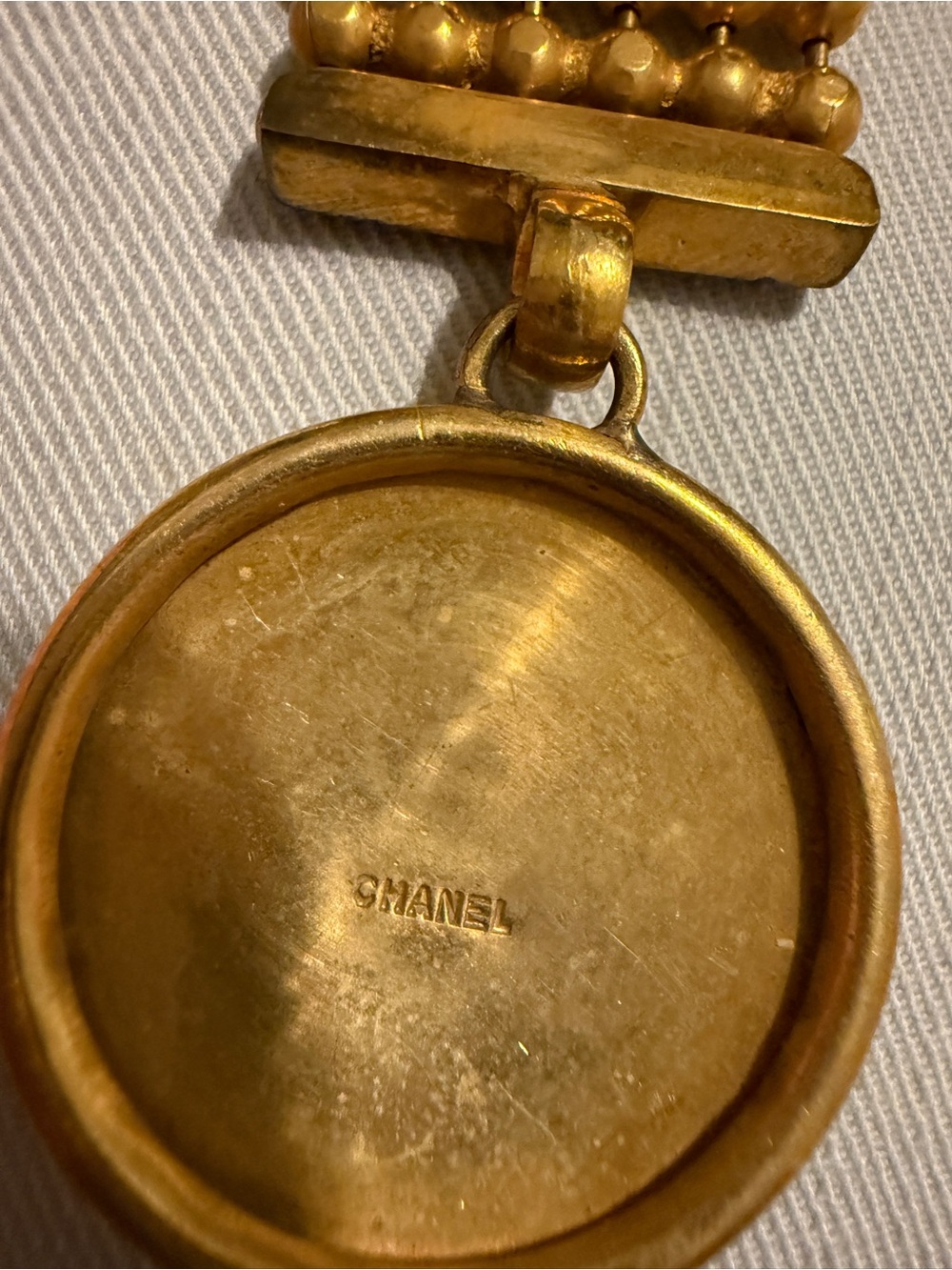 Vintage Chanel pin 1970's 4 1/2” x 1-3/8” - Picture 10 of 13